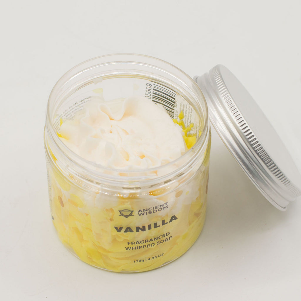 Vanilla Whipped Soap 120g — 120g jar
