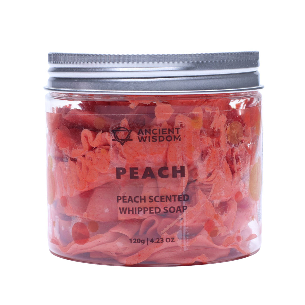 Peach Whipped Soap 120g — 120g jar
