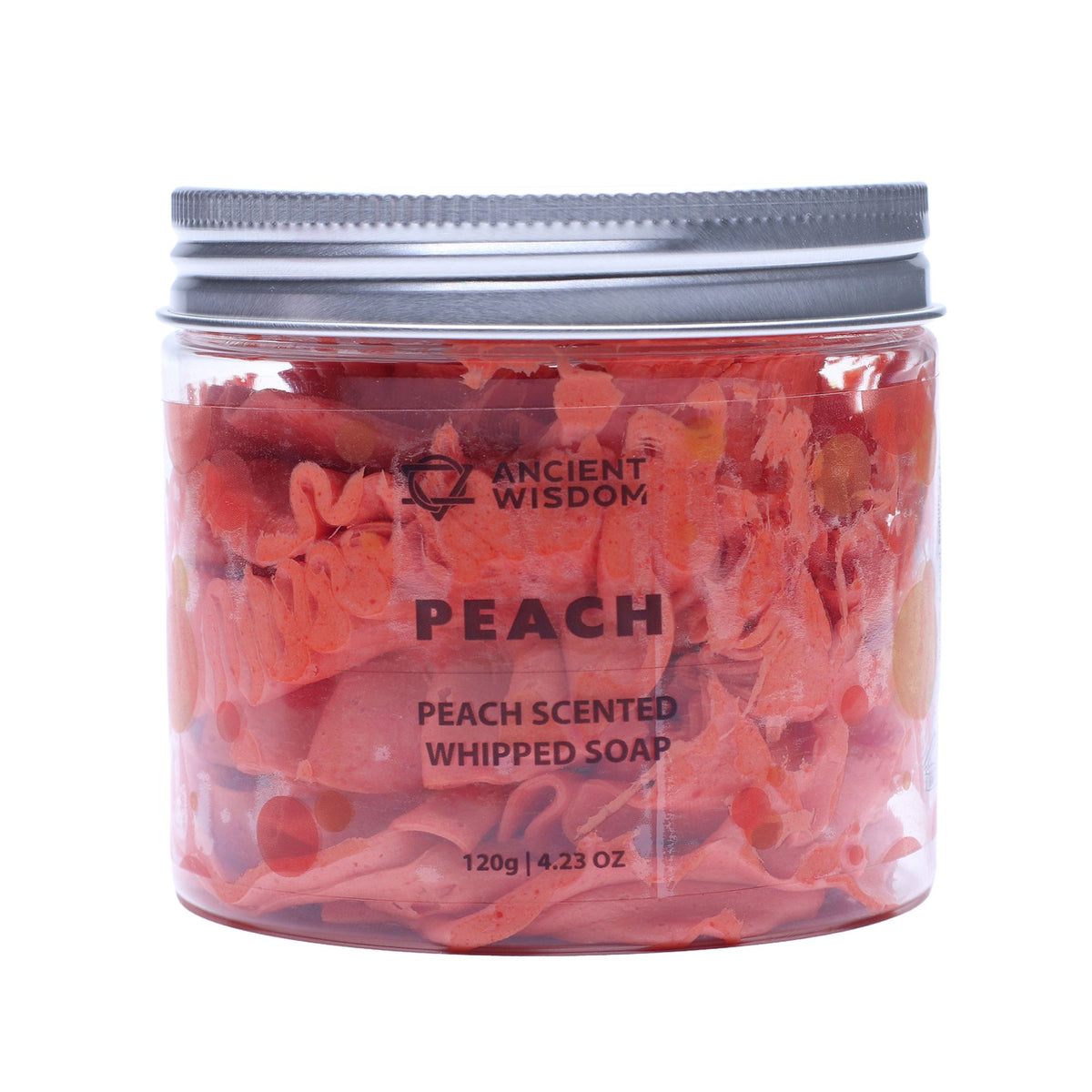 Peach Whipped Soap 120g — 120g jar