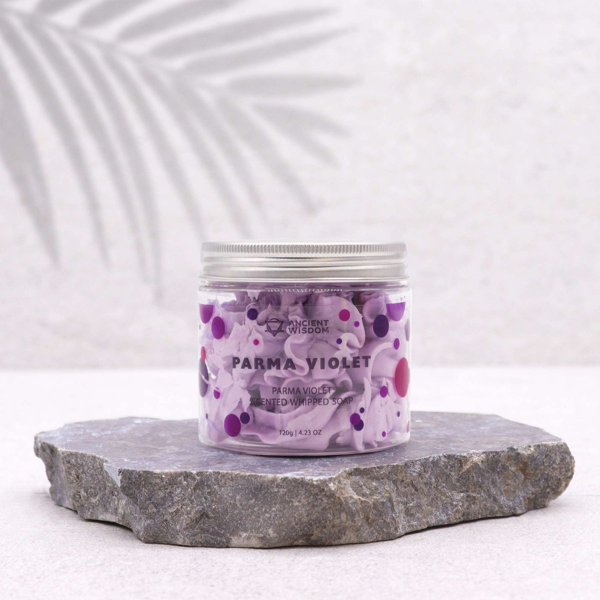 Parma Violet Whipped Soap 120g — 120g jar