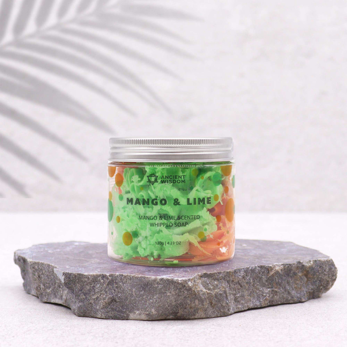 Mango & Lime Whipped Soap 120g — 120g jar