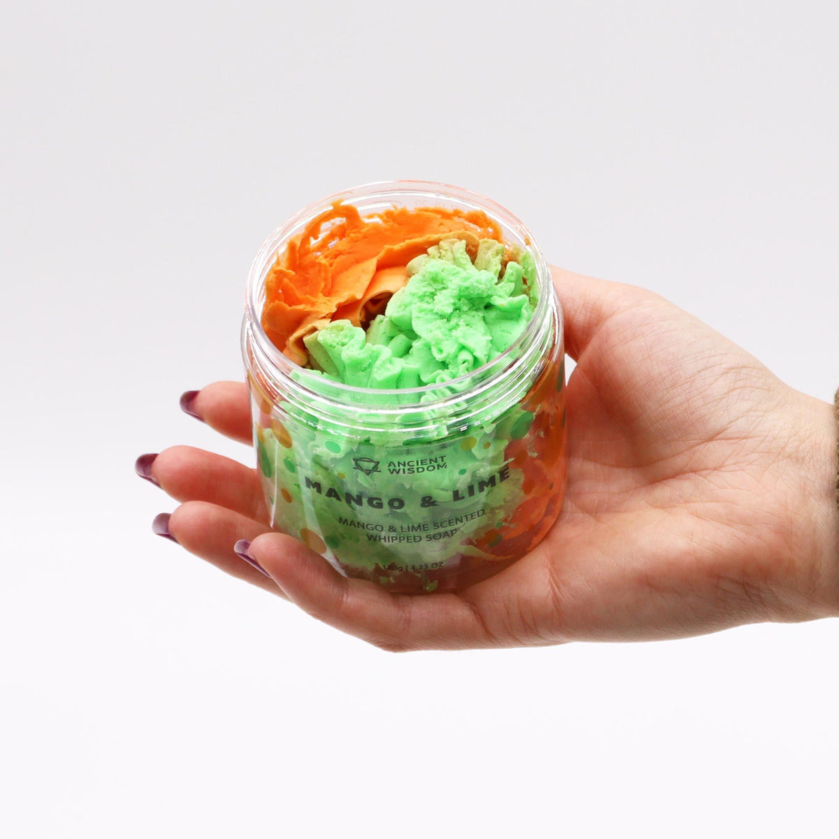 Mango & Lime Whipped Soap 120g — 120g jar