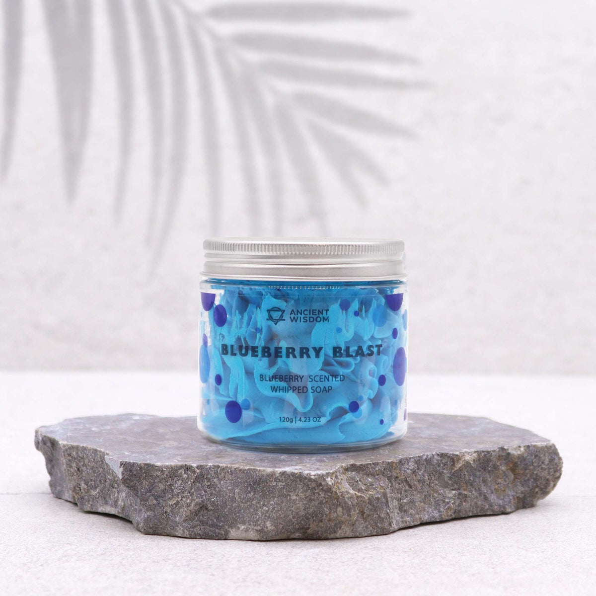 Blueberry Whipped Soap 120g — 120g jar