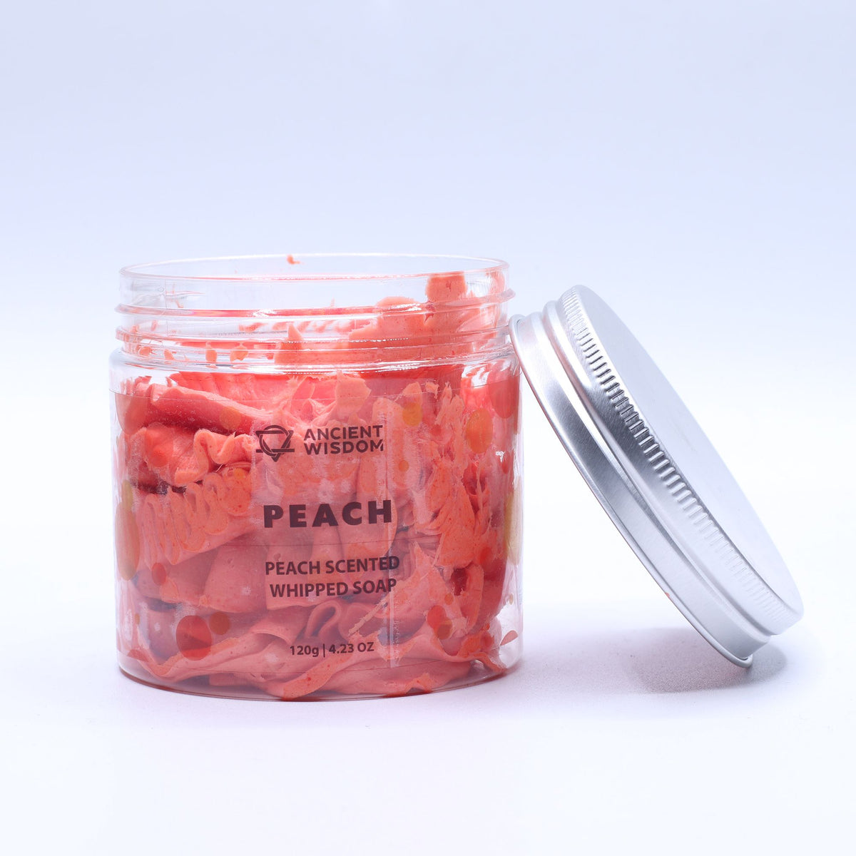 Peach Whipped Soap 120g — 120g jar