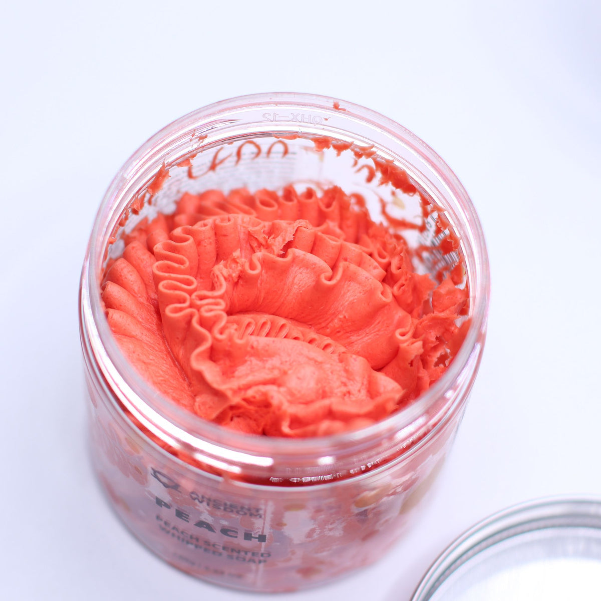 Peach Whipped Soap 120g — 120g jar