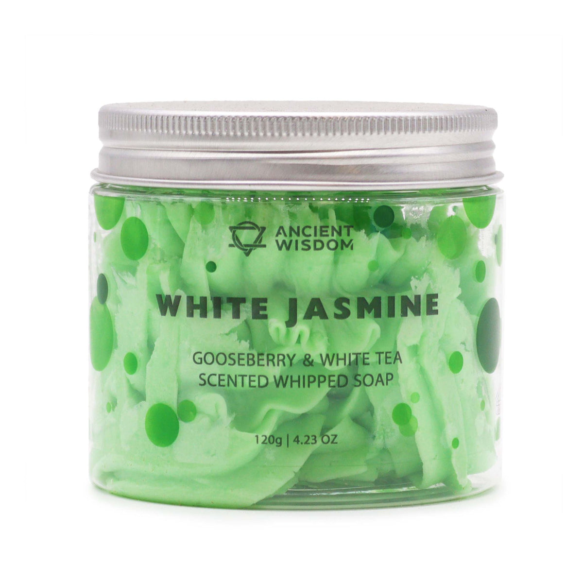Gooseberry & White Tea Whipped Soap 120g — 120g jar
