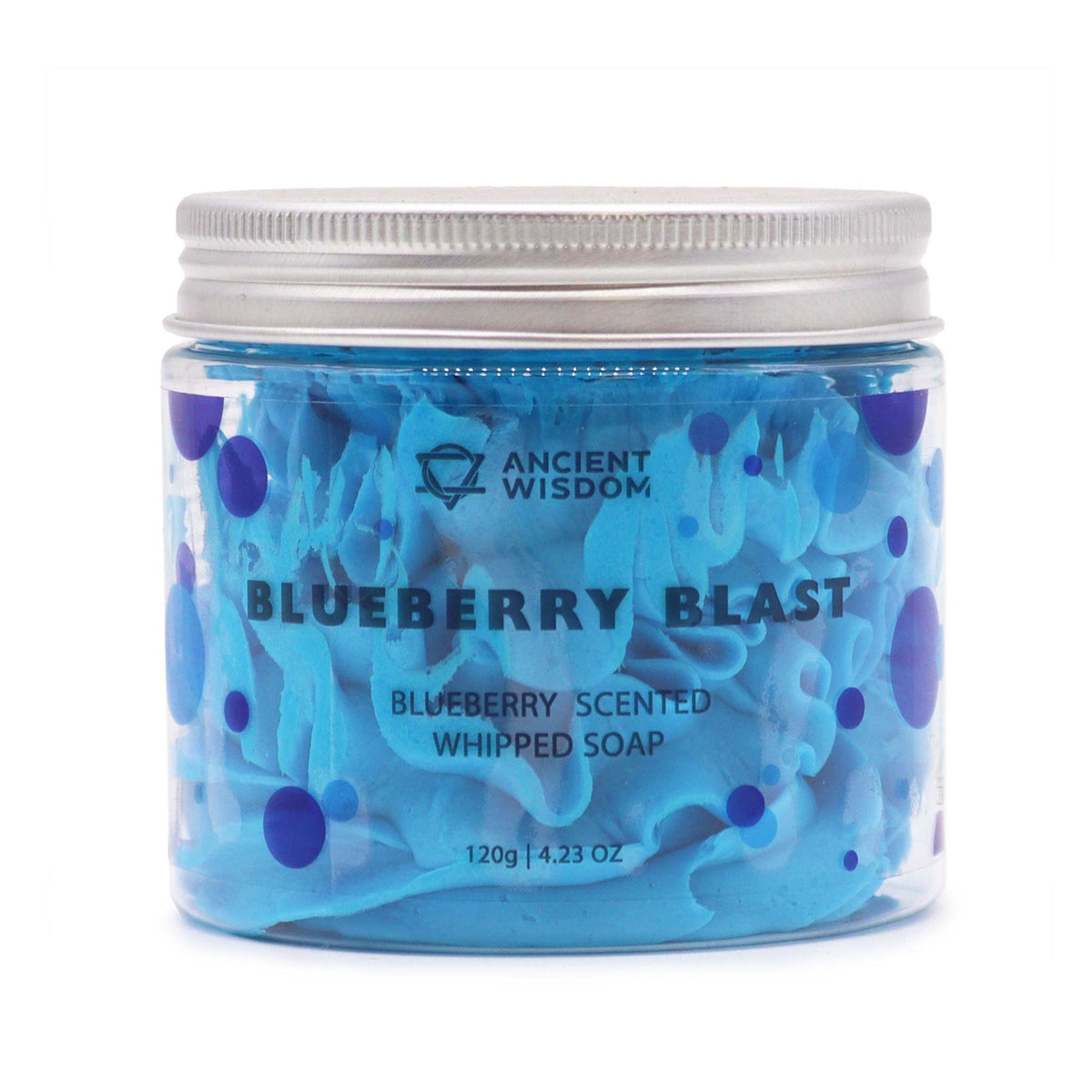 Blueberry Whipped Soap 120g — 120g jar