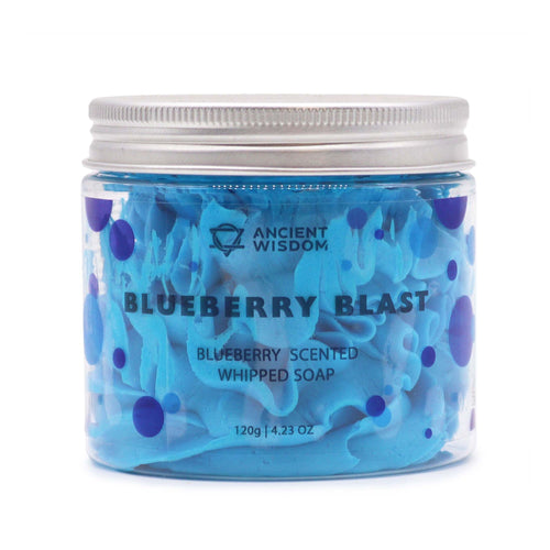 Blueberry Whipped Soap 120g — 120g jar
