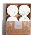 Shower Steamer Gift Set — Mood Boost — four 50g shower steamers in gift packaging